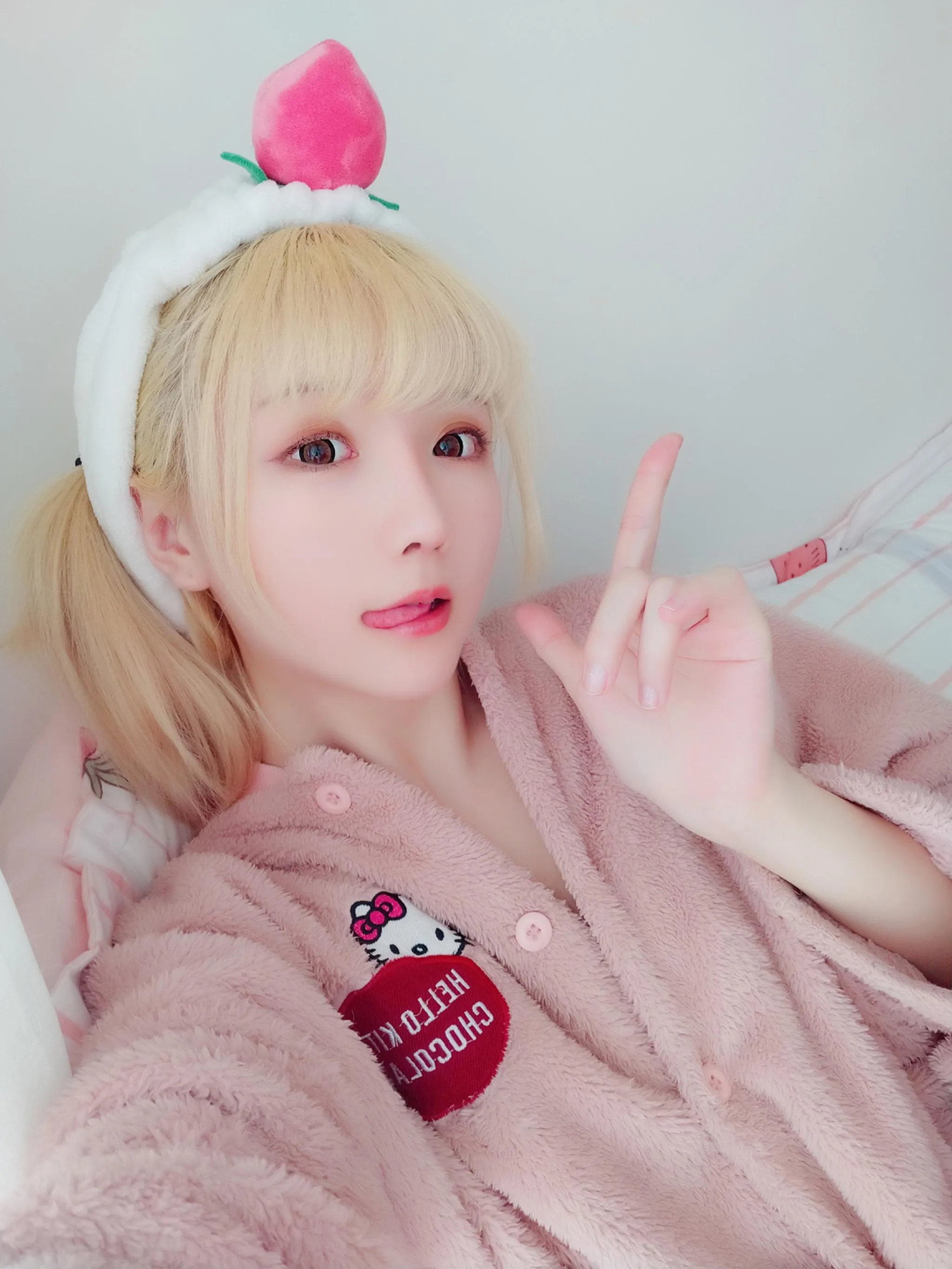 星之迟迟 – VOL.01 粉红泡泡包-桃味KITTY（16P） [16P]插图3